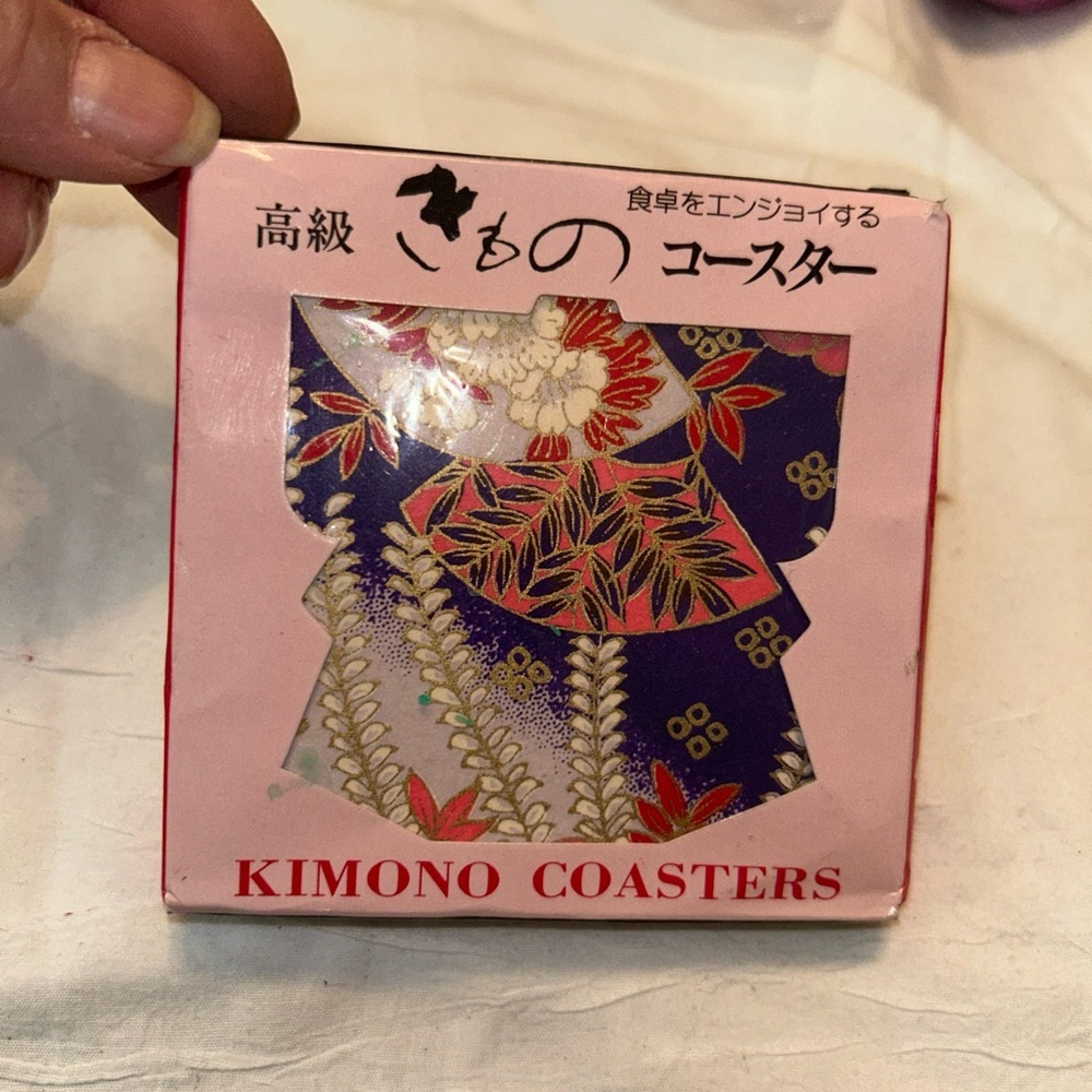 Kimono Coasters Set